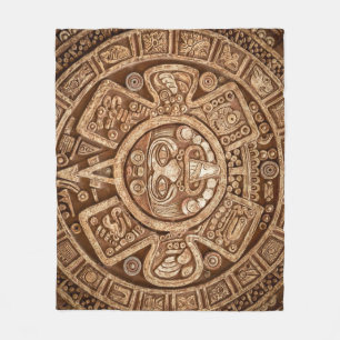 Maya Tribal Pagan: Sierlijke textuur Fleece Deken