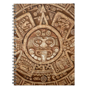 Maya Tribal Pagan: Sierlijke textuur Notitieboek
