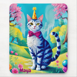MAYA ~ VERJAARDAGSKat ~ Schattige! ~ Mousepad Muismat