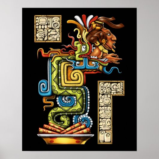 Maya Vision Serpent Poster (Voorkant)