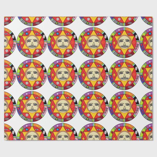 Maya warping paper cadeaupapier (Vlak)