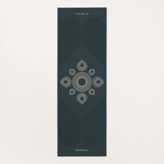 Maya Wonder Garden #1 Dubbelzijdige Yoga Mat (Achterkant)