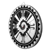 Mayaanse Godheid Symbool Hunab Ku Dartbord (Voorkant Rechts)