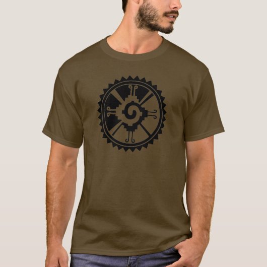 Mayaanse Godheid Symbool Hunab Ku T-shirt (Voorkant)