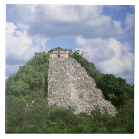 Mayaanse ruïnes van Coba, schiereiland Yucatan, Me Tegeltje (Voorkant)
