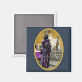 Mayaanse vrouw in Panajachel Guatemala Magneet (Voorkant / Achterkant)