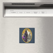 Mayaanse vrouw in Panajachel Guatemala Magneet (Insitu (Vaatwasser))