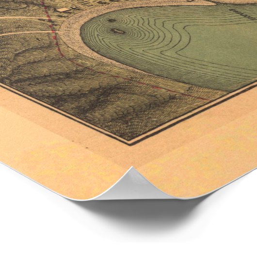  Mayaguez Puerto Rico Map (1888) Poster (Hoek)