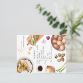 Mayak Eggs - Koreaans gemarineerd Briefkaart (Staand voorkant)