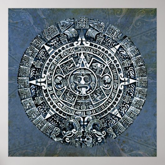 Mayakalender / Mayan Calendar Poster (Voorkant)