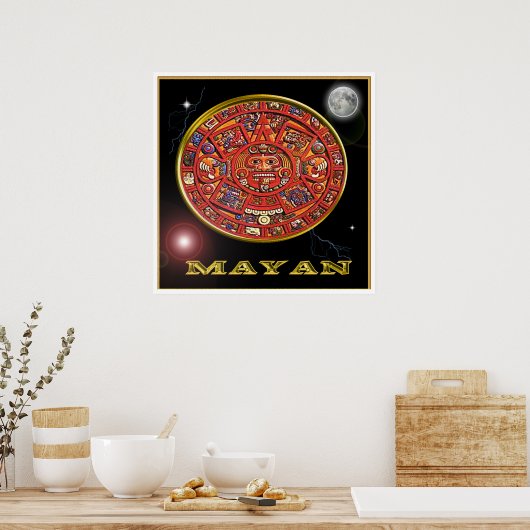 Mayakalender poster (Keuken)