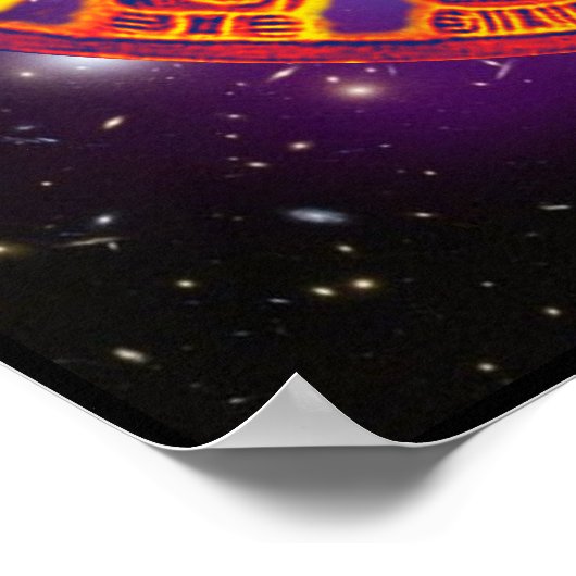 Mayakalender Poster met lange telling (Hoek)