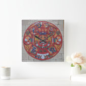 Mayakalender & Spreekwoorden Muurklok Vierkante Klok (Huis)