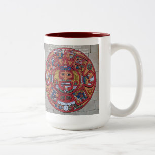 Mayakalender & Spreuk Cadeau Kaarten & T-shirts Tweekleurige Koffiemok