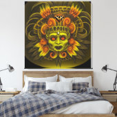 mayan61 canvas afdruk (Insitu (Slaapkamer))