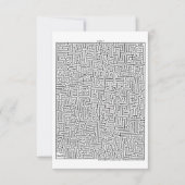 Mayan 1 Amazing Maze! Uitnodiging (Voorkant)