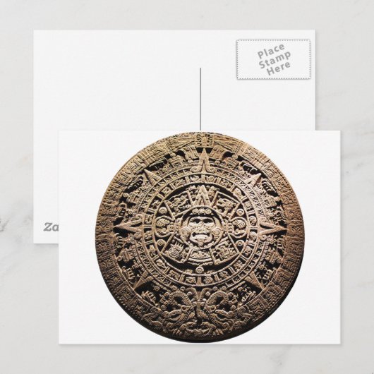 MAYAN Agenda 21 december 2012 Briefkaart (Voorkant / Achterkant)