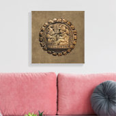 Mayan Art Canvas Afdruk (Insitu (Woonkamer))
