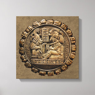 Mayan Art Canvas Afdruk