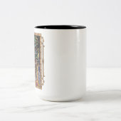 Mayan Astronaut King Pakal Tweekleurige Koffiemok (Center)