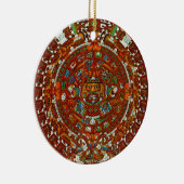 mayan aztec Calendar Ornament (Rechts)