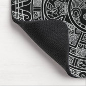 Mayan Aztec Calendar (zwart) 12.21.2012 Muismat (Hoek)