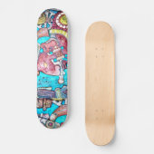 Mayan Aztec High Priest Schaats Board — dekontwerp Skateboard (Voorkant)