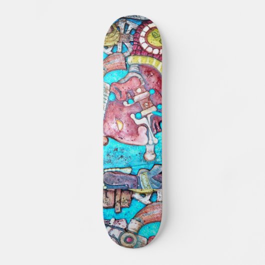 Mayan Aztec High Priest Schaats Board — dekontwerp Skateboard (Voorkant)