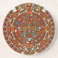 mayan aztec kalender onderzetter