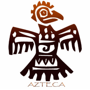 MAYAN AZTEC Mexicaanse Geschiedenis BIRD Gesculpte Fotobeeldje Magneet