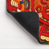 Mayan-Aztec Sacred Sun Calendar Art Mousepad Muismat (Hoek)