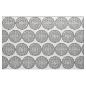 Mayan Aztec Sun Calender op OM HET EVEN WELKE DOUA Stof (Yard (91,4 cm))