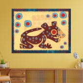 Mayan Baby Jaguar CANVAS PRINT (Insitu (Woonkamer))