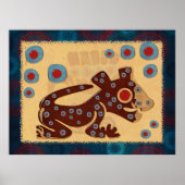 Mayan Baby Jaguar GLOSSY PRINT (Voorkant)