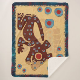 Mayan Baby Jaguar Sherpa Deken