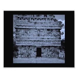 Mayan Building Foto Afdruk