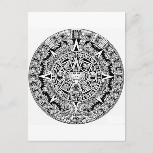 Mayan Calander Briefkaart (Voorkant)