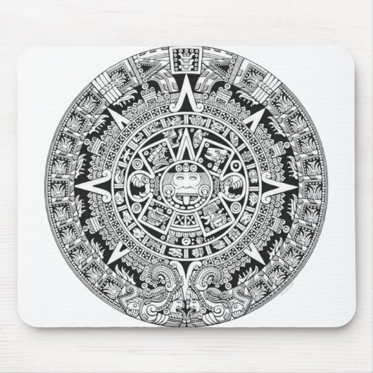 Mayan Calendar 12.21.2012 Aztec Muismat (Voorkant)