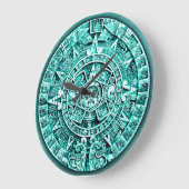 Mayan Calendar (12 uur) Grote Klok (Hoek)