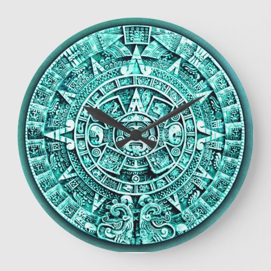 Mayan Calendar (12 uur) Grote Klok (Voorkant)