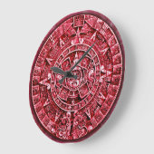 Mayan Calendar (12 uur) Grote Klok (Hoek)