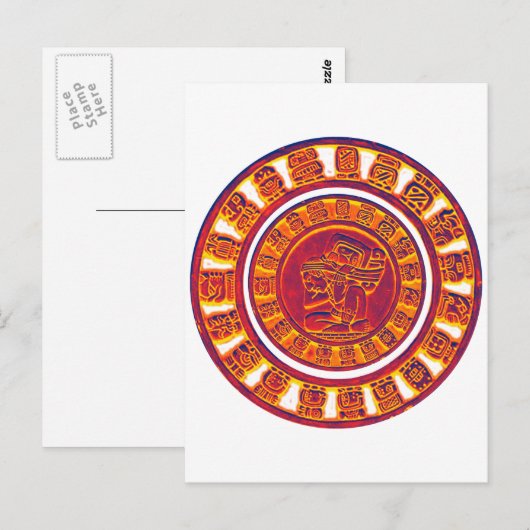 Mayan Calendar 2012 Briefkaart (Voorkant / Achterkant)