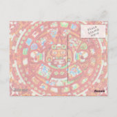 Mayan Calendar 2012 Design Briefkaart (Achterkant)