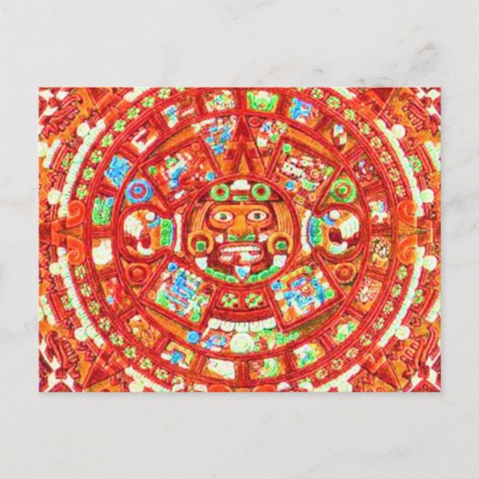 Mayan Calendar 2012 Design Briefkaart (Voorkant)