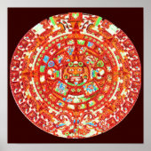 Mayan Calendar 2012 Design Poster Print (Voorkant)