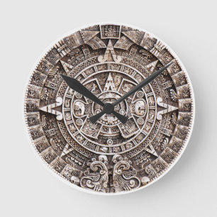 Mayan Calendar 2012 einde van de wereldprofesie Ronde Klok