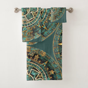 Mayan Calendar Bad Handdoek