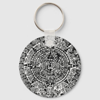 Mayan Calendar Black Sleutelhanger