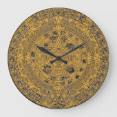 Mayan Calendar Clock Grote Klok (Voorkant)