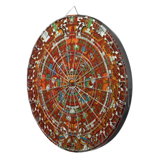 Mayan Calendar Dart Board Dartbord (Voorkant Rechts)